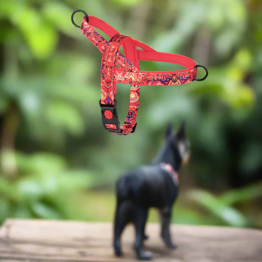 Harnais pour chien - DogSafeHarness™ - Rouge - Mon meilleur amis