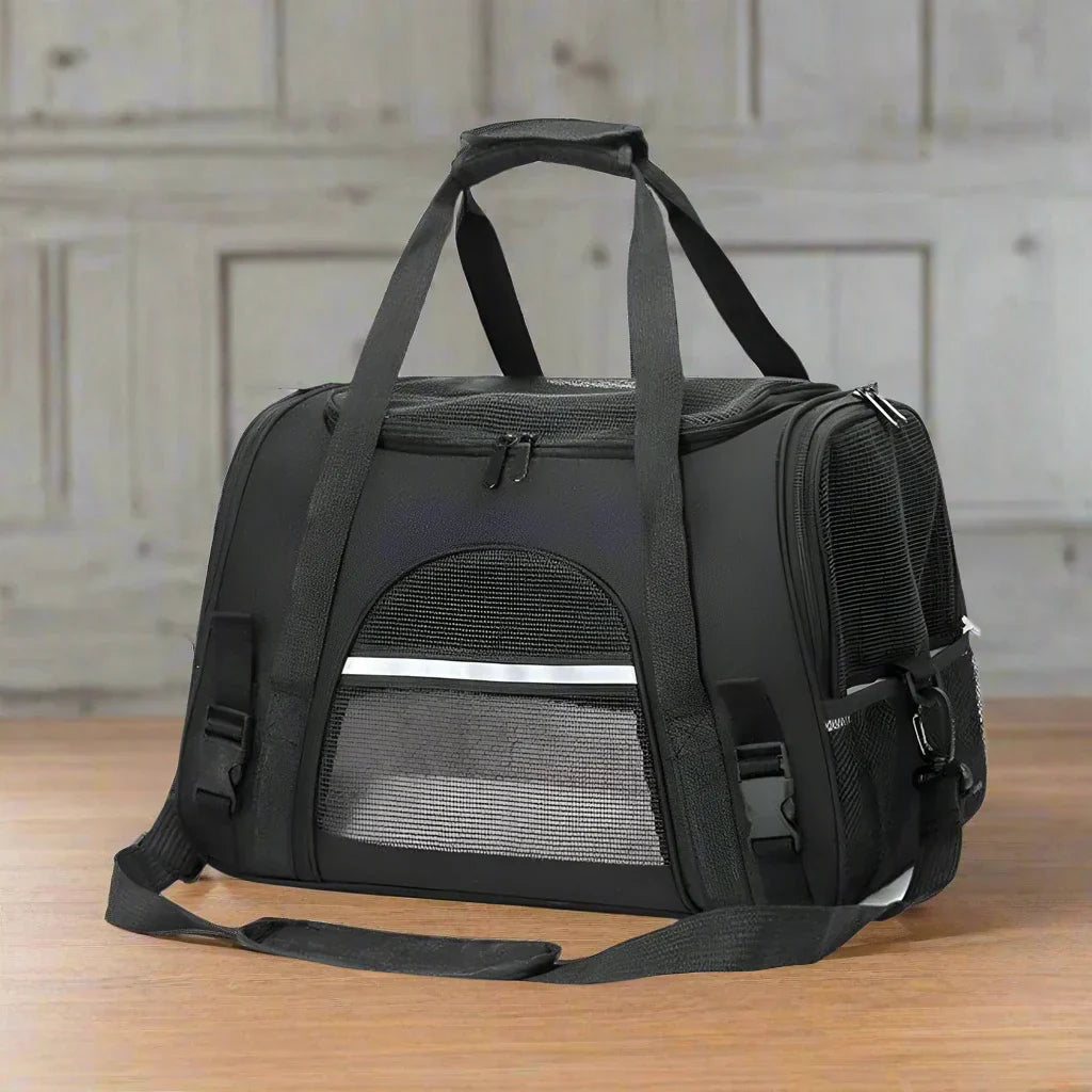 Sac de Transport pour Chien - DogCarrierBag™ - Noir - Mon meilleur amis