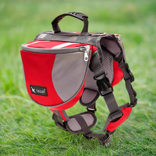 Sac de Voyage Chien - DogBackpack™ - Rouge - Mon meilleur amis
