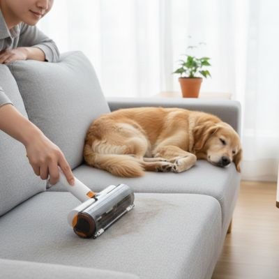 Brosse anti poil 
