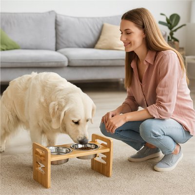 Gamelle chien surélevée