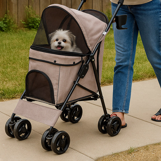 Poussette pour Chien | Pliable Comfort - Mon meilleur amis