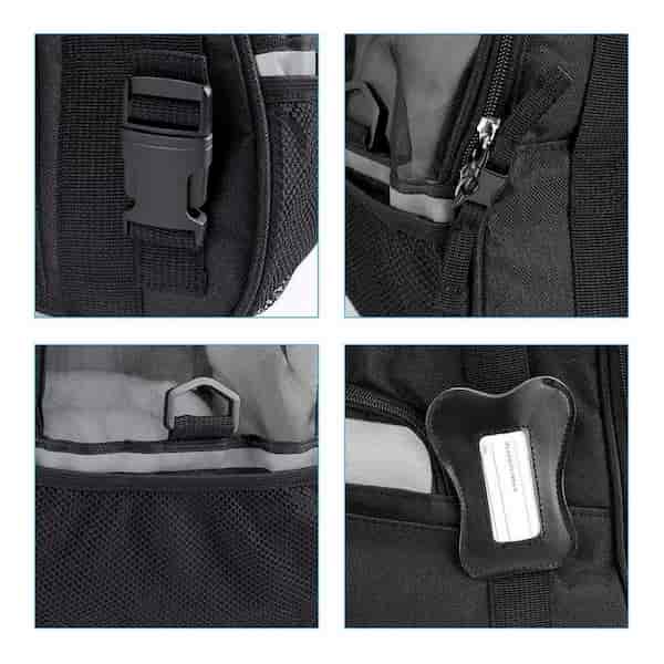 Sac de Transport pour Chien - DogCarrierBag™ - Noir - Mon meilleur amis