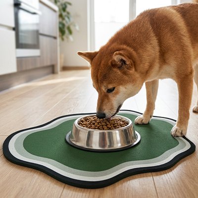 Tapis gamelle chien 